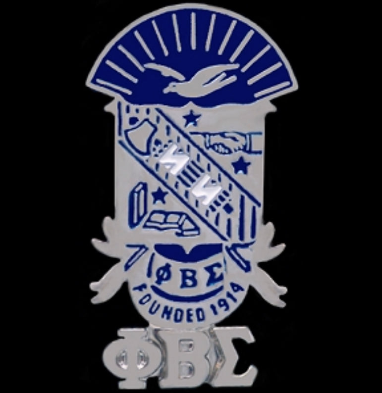 PBS Shield And Letters Pin